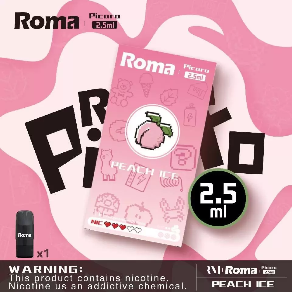 65eafa508652b4000e8173a8 羅馬Roma Picaro 5代主機 煙彈 2.5ML 通用 RELX 5代煙彈