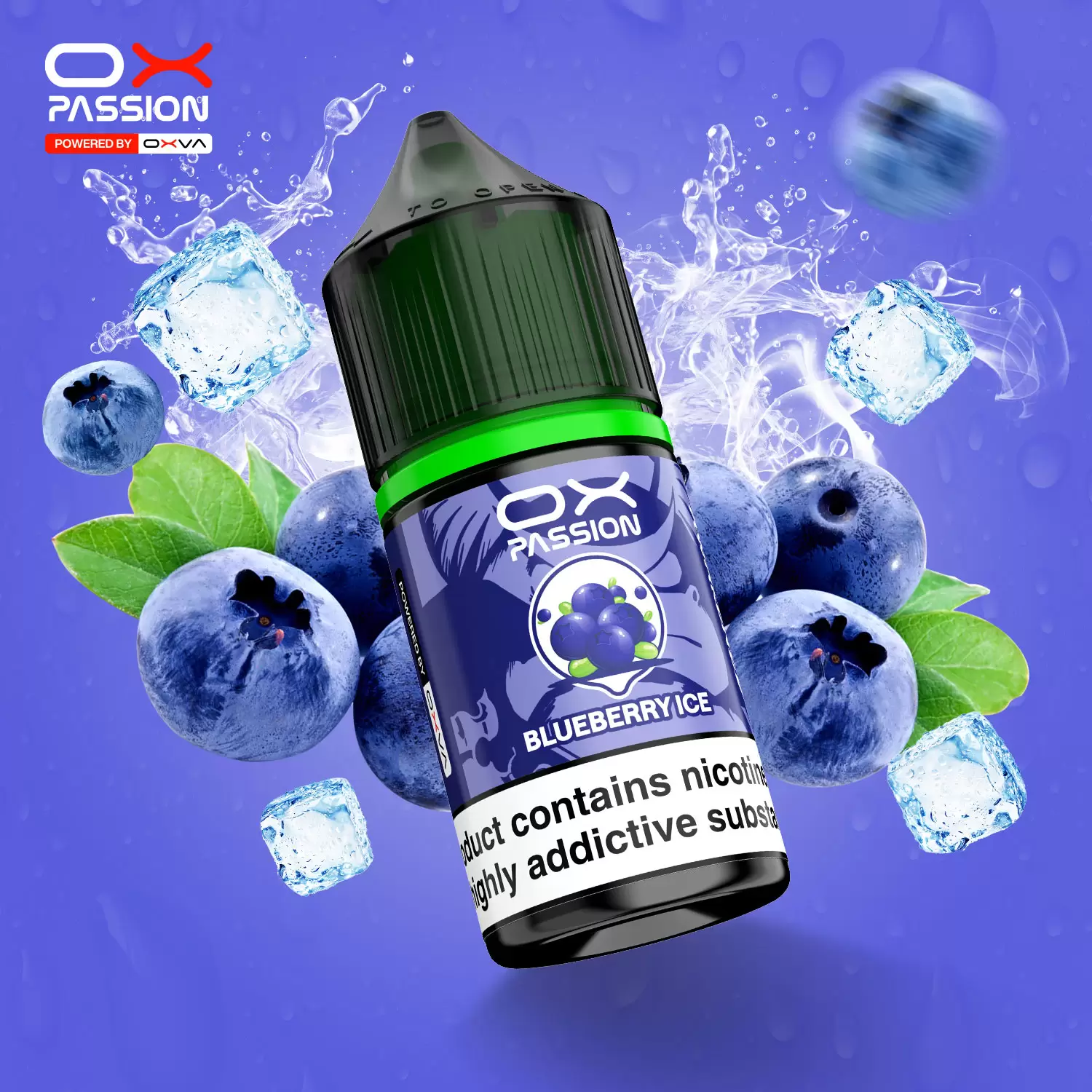 Blueberry-Ice 原廠正品 OXVA PASSION 熱情煙油