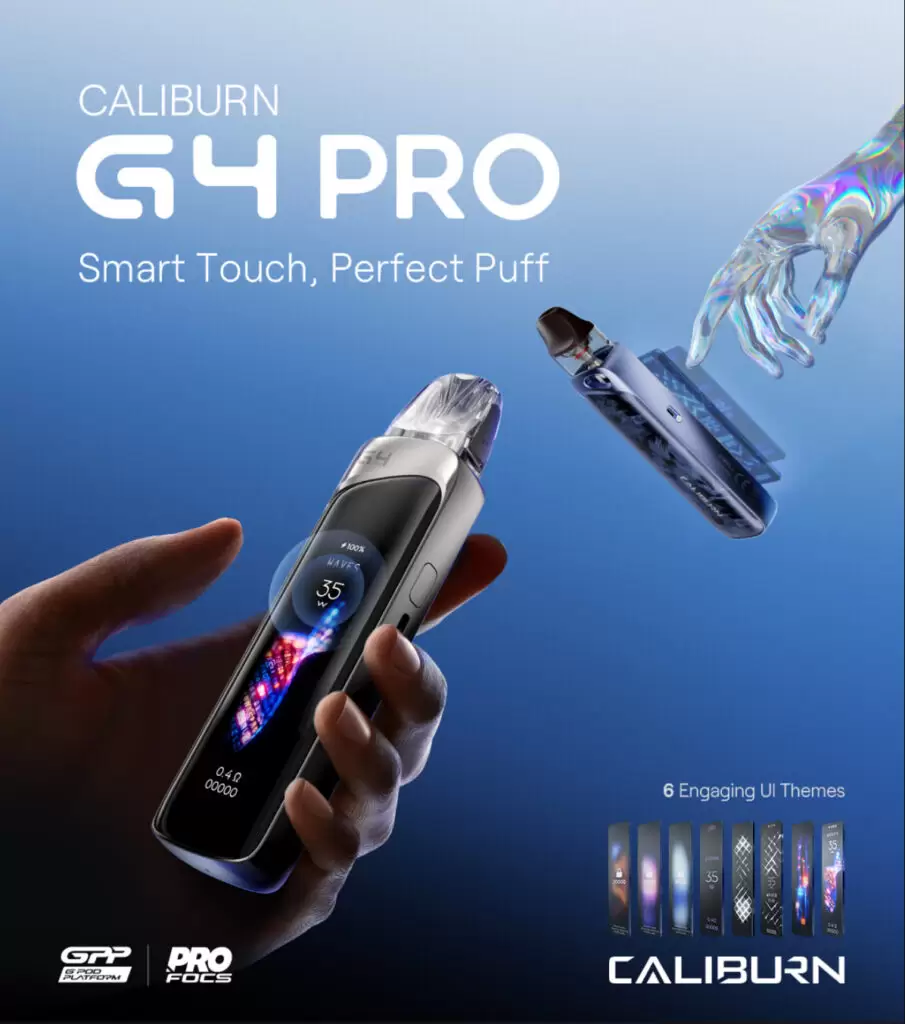 電子菸戒菸有效嗎?成年吸菸者從紙菸轉換前應了解的事 6 UWELL CALIBURN G4